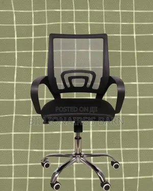 Secretarial Mesh Office Chair | Supportive Steel Frame