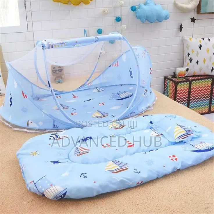 Infant Portable Folding Bed Crib Canopy Mosquito Net Tent