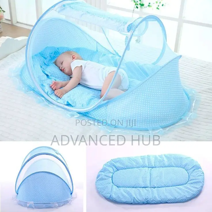 Infant Portable Folding Bed Crib Canopy Mosquito Net Tent