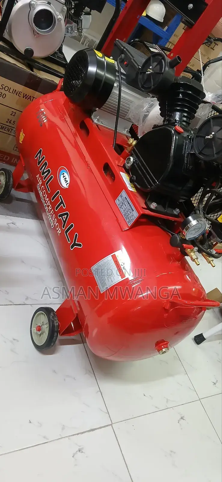 Air Compressor for Industrial Applications 100l