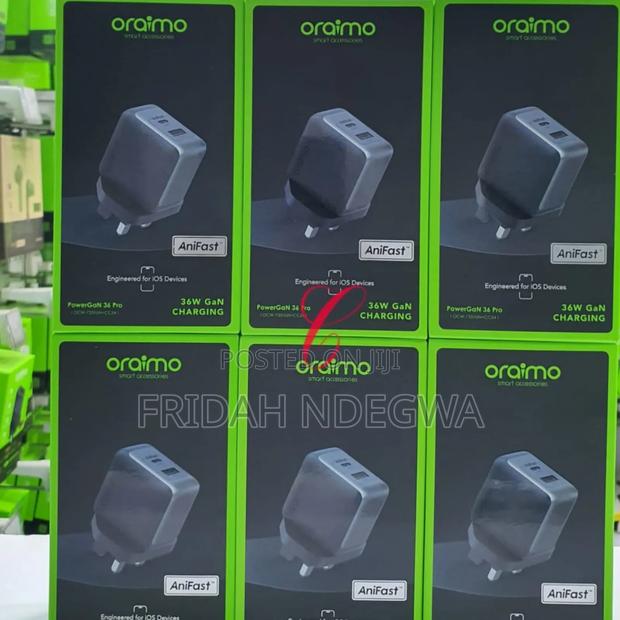 Oraimo Powergan 36 Pro Ocw-7331un *36w* Wall Charger Kit - thumbnail 2