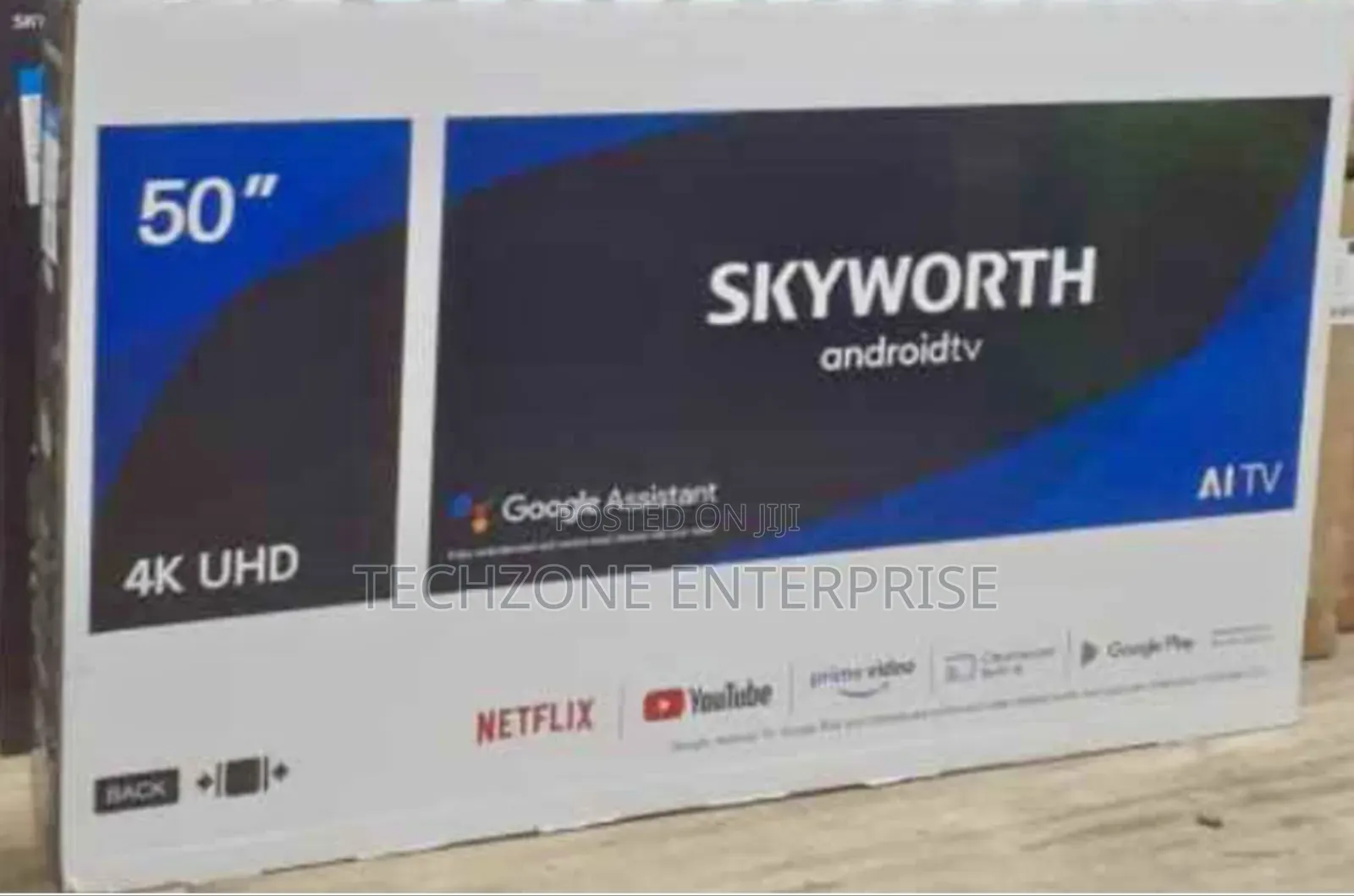 Skyworth 50′′ 50g3a Uhd Google Frameless Tv