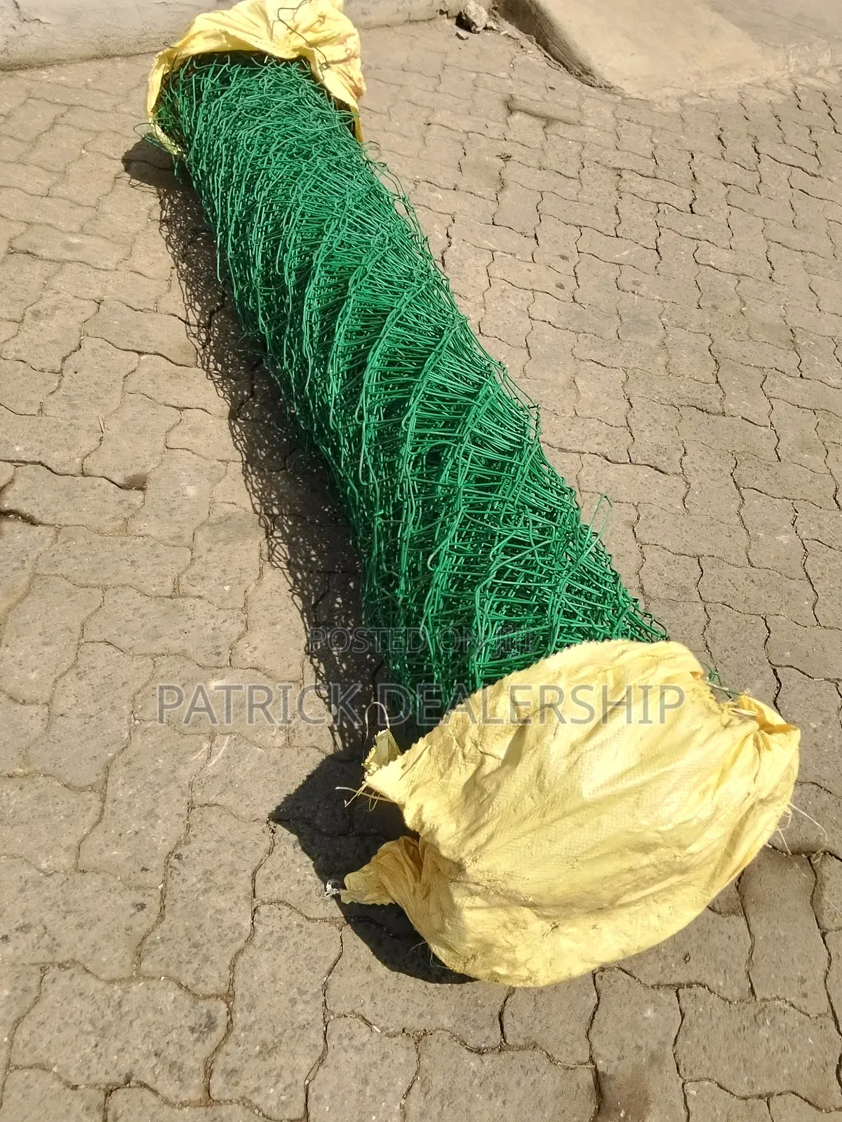 Green PVC Coated Chain Link