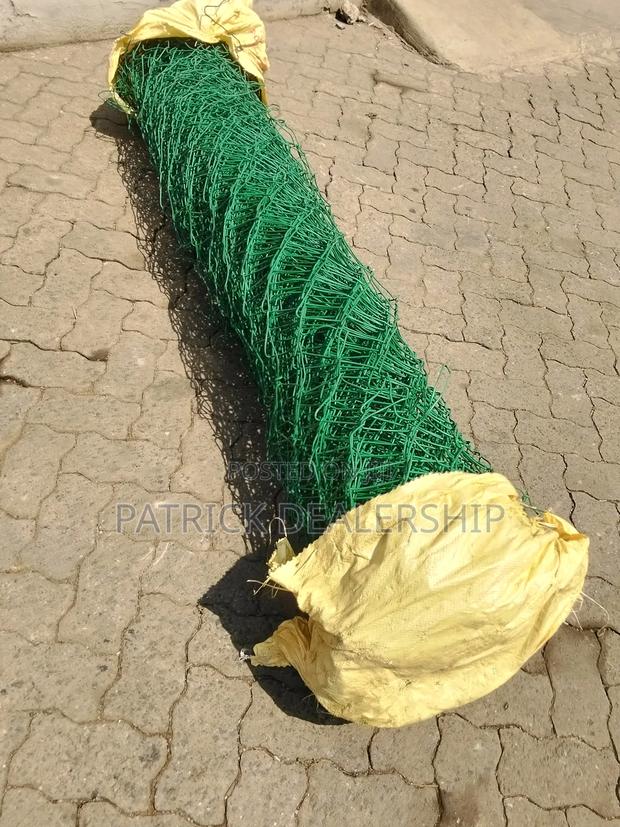 Green PVC Coated Chain Link - thumbnail 2
