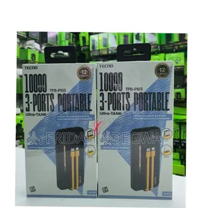 Tecno Tpb-103 *10000mah* Ultra Tank Power Banks With Led Display