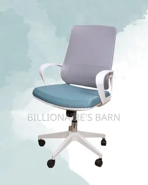 White Ergonomic Mesh Office Chair | Ergonomic High-Density Foam Seat