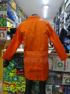 Unique Safety Dust Coats In Orange Colour - thumbnail 2