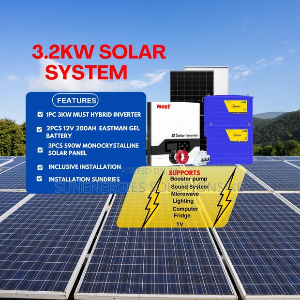 3.2kw Must Solar System - main view