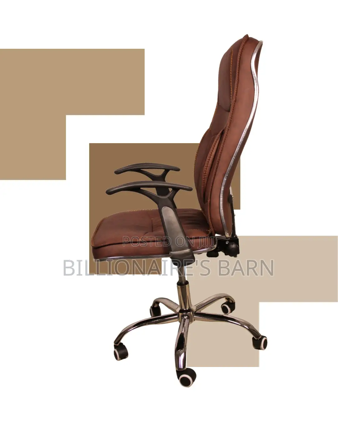 Ergonomic Executive Leather Chair | Sleek Lumbar Support