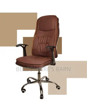 Ergonomic Executive Leather Chair | Sleek Lumbar Support