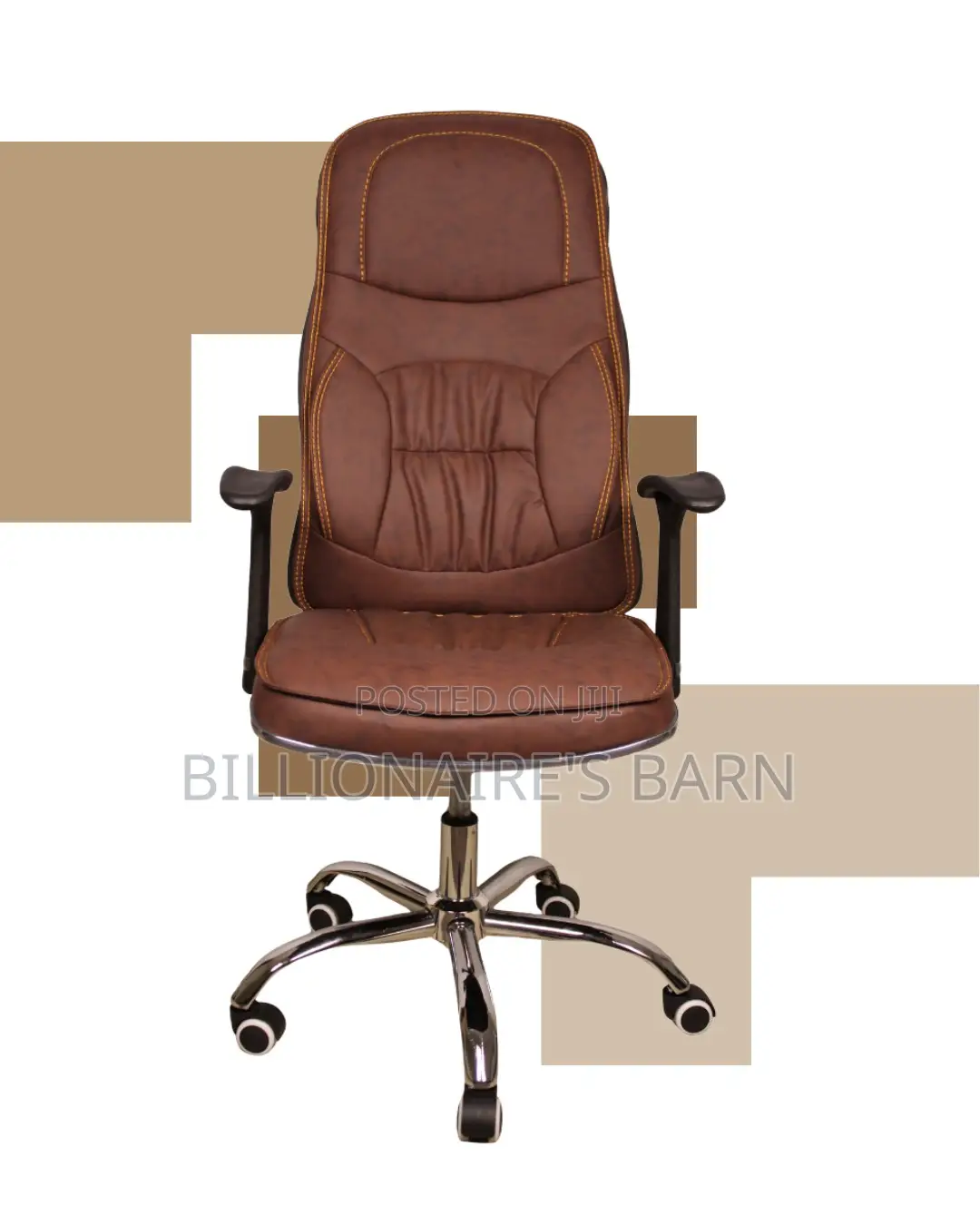 Ergonomic Executive Leather Chair | Sleek Lumbar Support