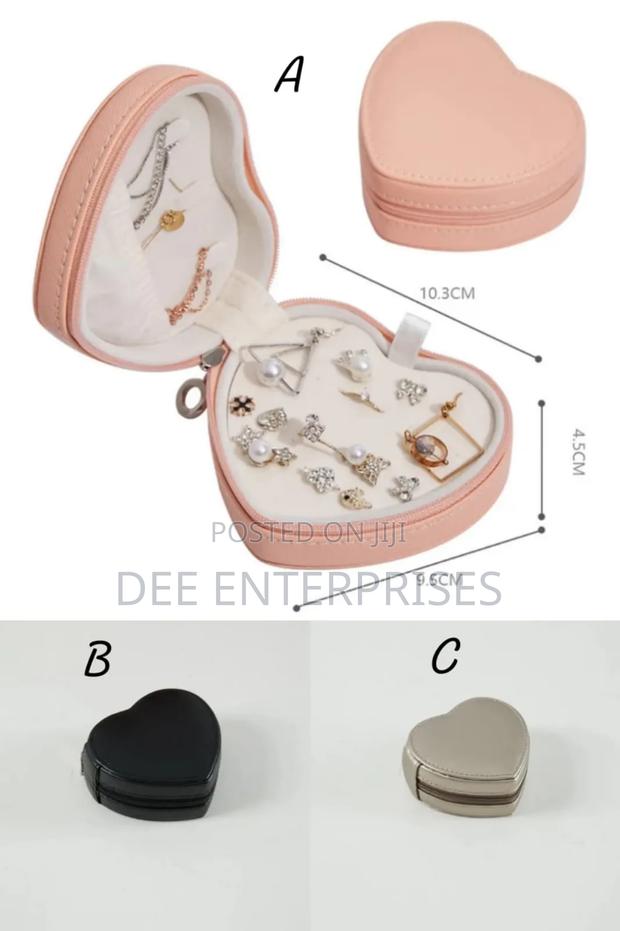 Portable Travel Storage Organizer Jewelry Case
