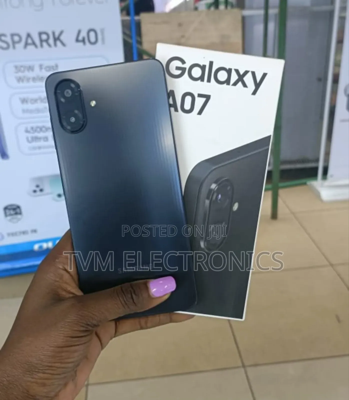 New Samsung Galaxy A07 4G 128 GB Black