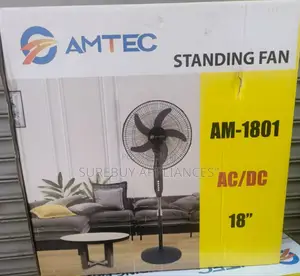 Amtec 18 Inches Ac/Dc Standing Fan
