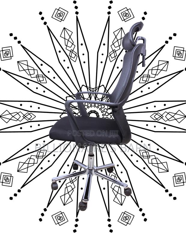 Breathable High Back Mesh Office Chair | Headrest Support
