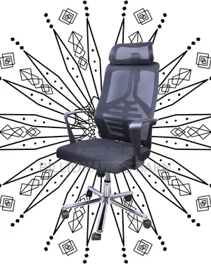 Breathable High Back Mesh Office Chair | Headrest Support