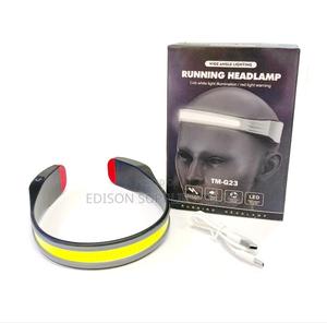 Running Headlamp Led Head Lamp Headlight Runners Exercise Torch - thumbnail 2