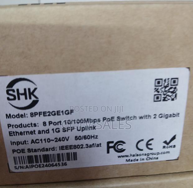 8port 100mbps Poe Switch With SFP and Giga Uplink Port (8pfe2ge1gf)