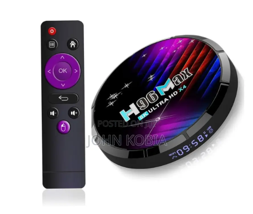 H96 Max X4 Ultra Hd Android Tv Box With Remote Control
