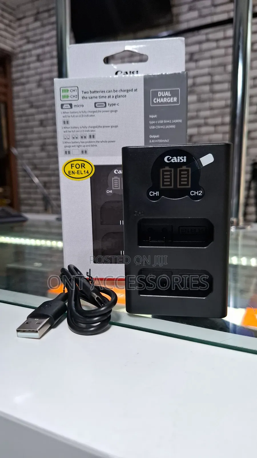 Caisi en-El14a Dual Charger