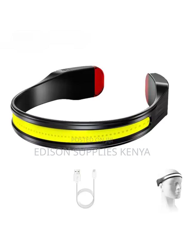 Running Headlamp Led Head Lamp Headlight Runners Exercise Torch - thumbnail 10