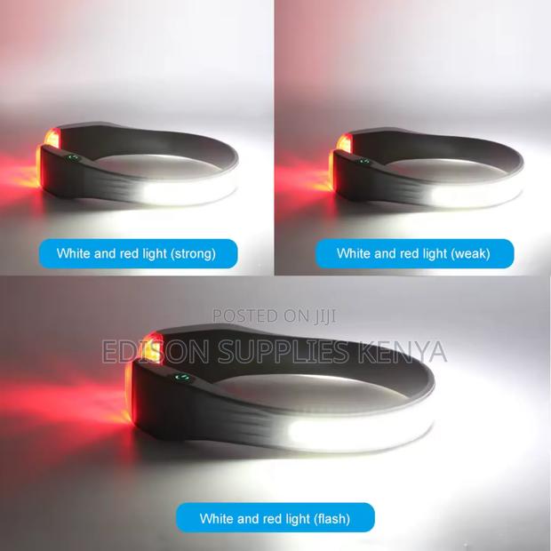 Running Headlamp Led Head Lamp Headlight Runners Exercise Torch - thumbnail 4