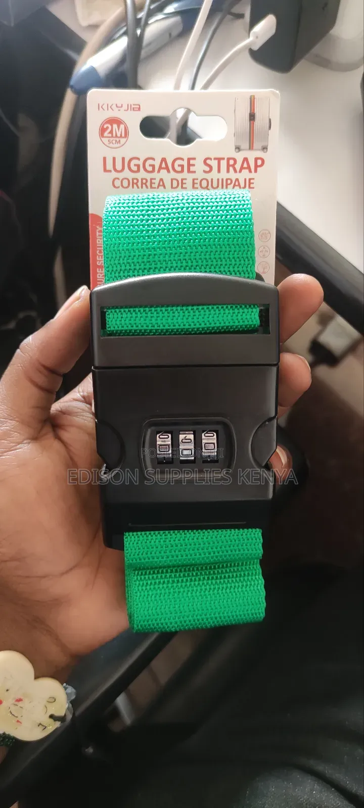Suitcase Straps Luggage Straps 2m Combination Lock Travel Bag Strap