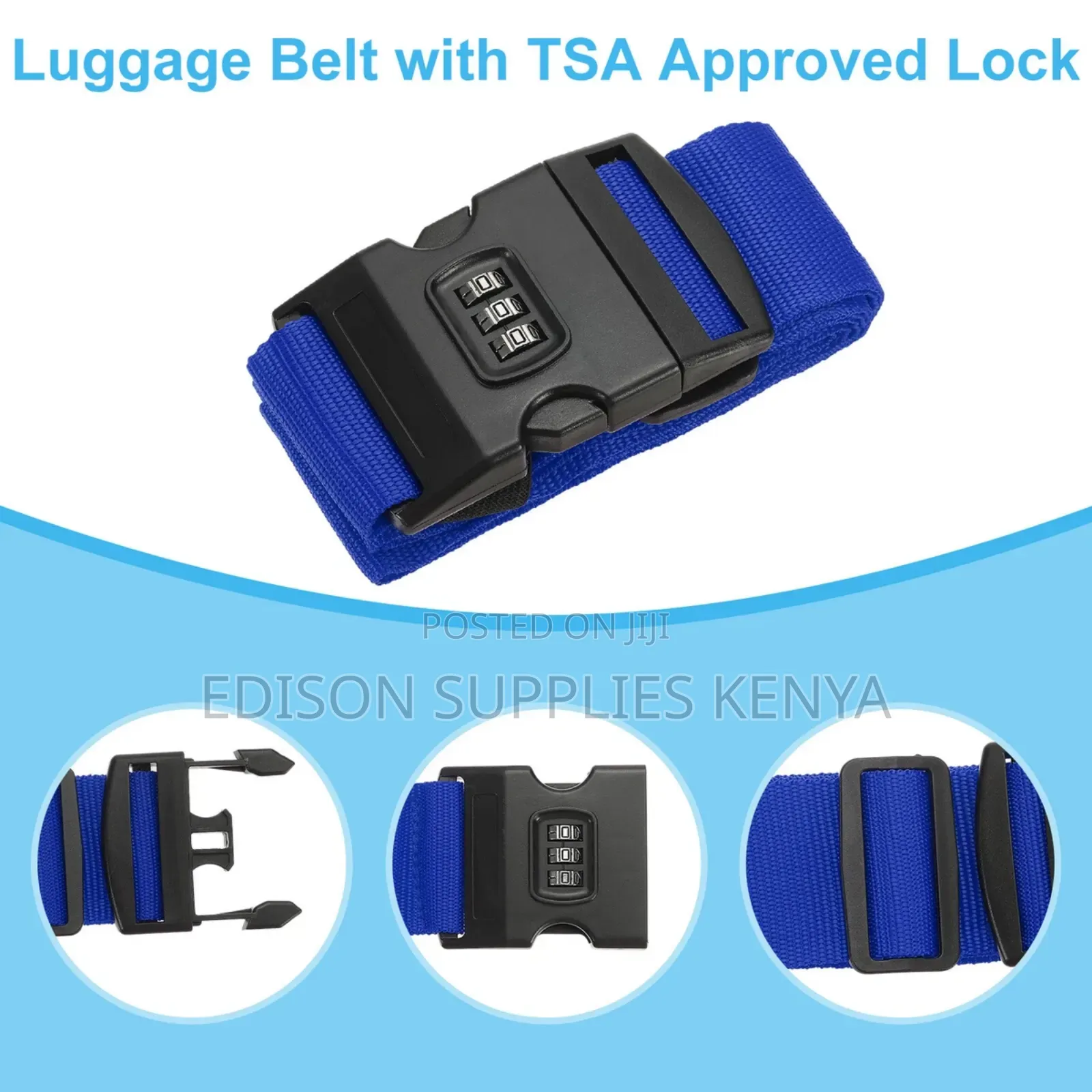 Suitcase Straps Luggage Straps 2m Combination Lock Travel Bag Strap