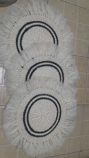 Black Stripped Mats White