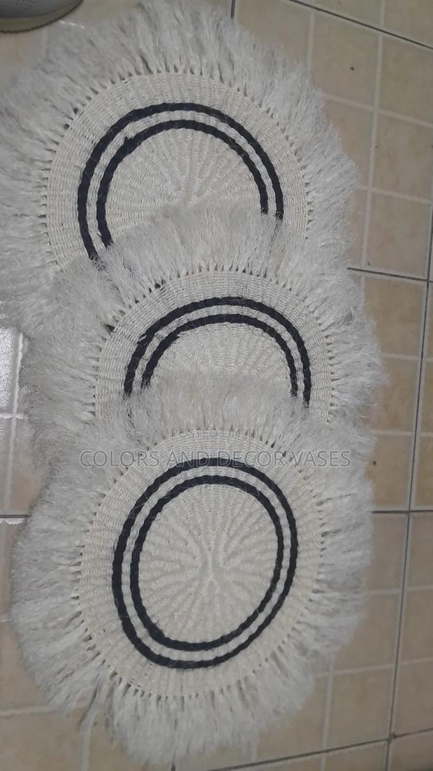 Black Stripped Mats White - main view