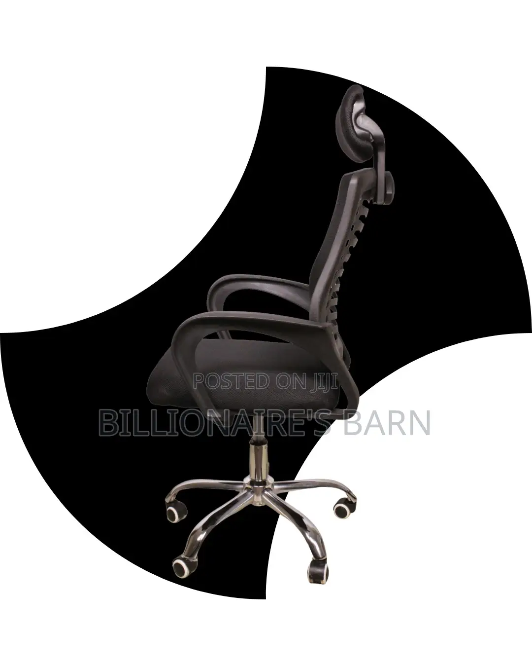 Executive Secretarial Mesh Chair | Headrest Support