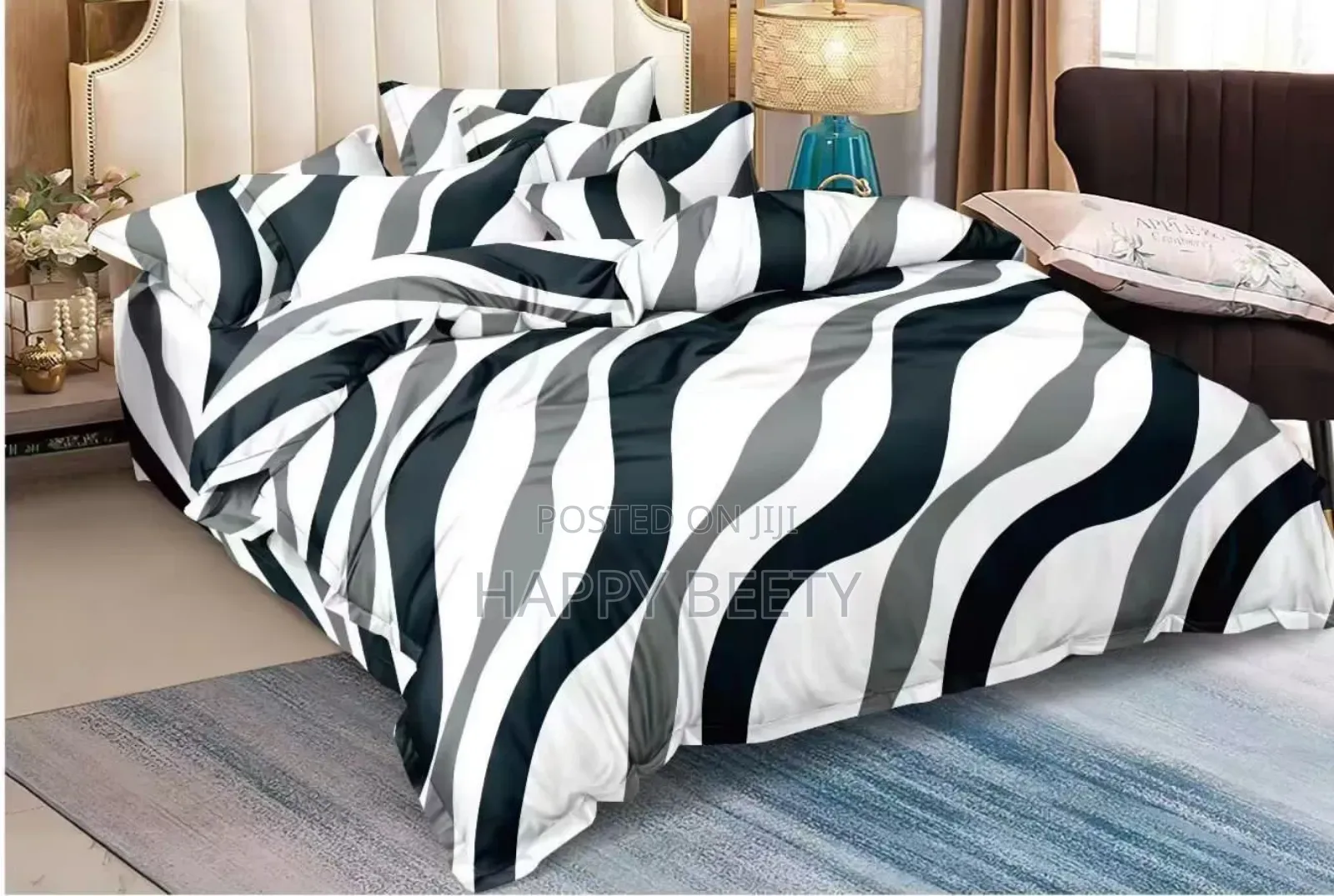 Duvet Cover, One Bedsheet and Two Pillowcase Size 6*7