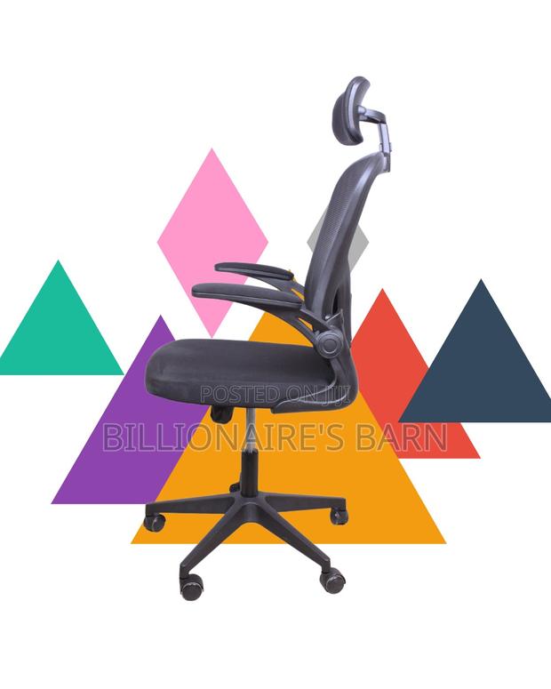 Grey Ergonomic Office Chair | Stylish Lumbar Support - main view