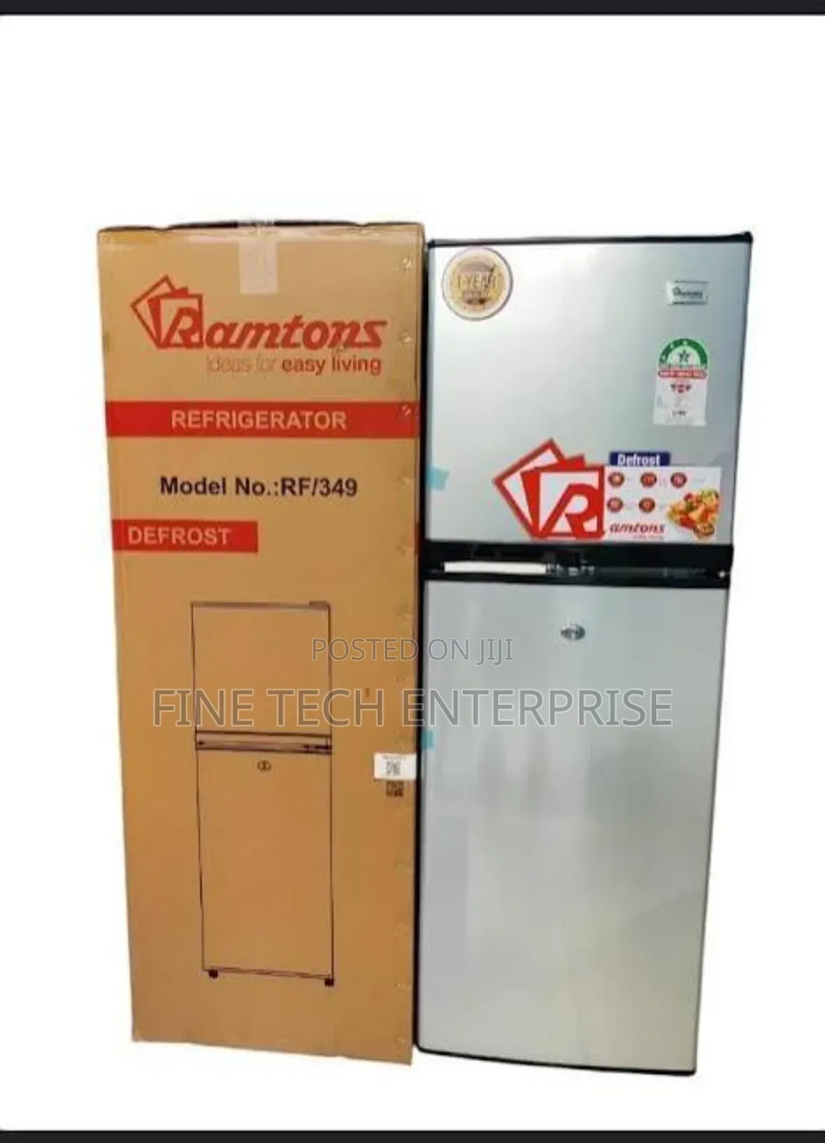 Ramtons Fridge Double Door 138litres Rf349