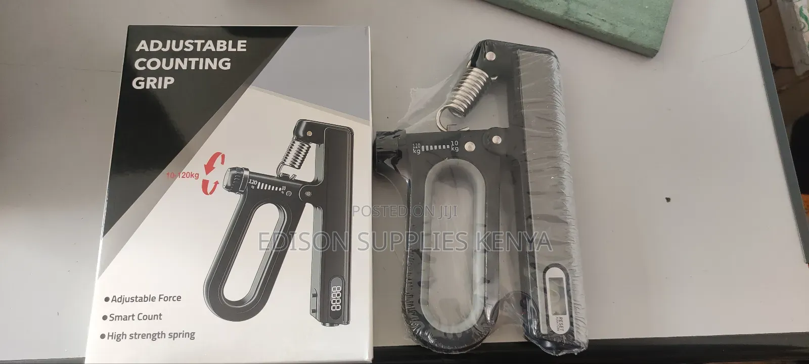 Hand Grip 120kg Adjustable Hand Strengthener Forearm Exerciser 120 Kgs