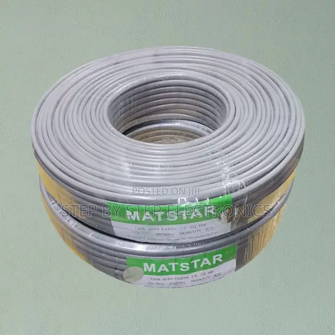 Premium 1.5mm2 Twin Earth PVC Insulated Electrical Wiring Cable 90m