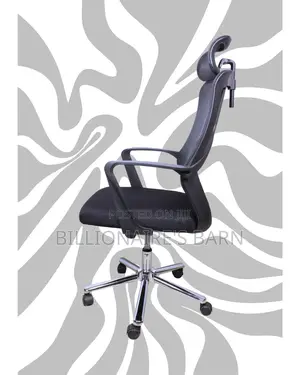 High Back Mesh Office Chair | Ergonomic Nylon Castors