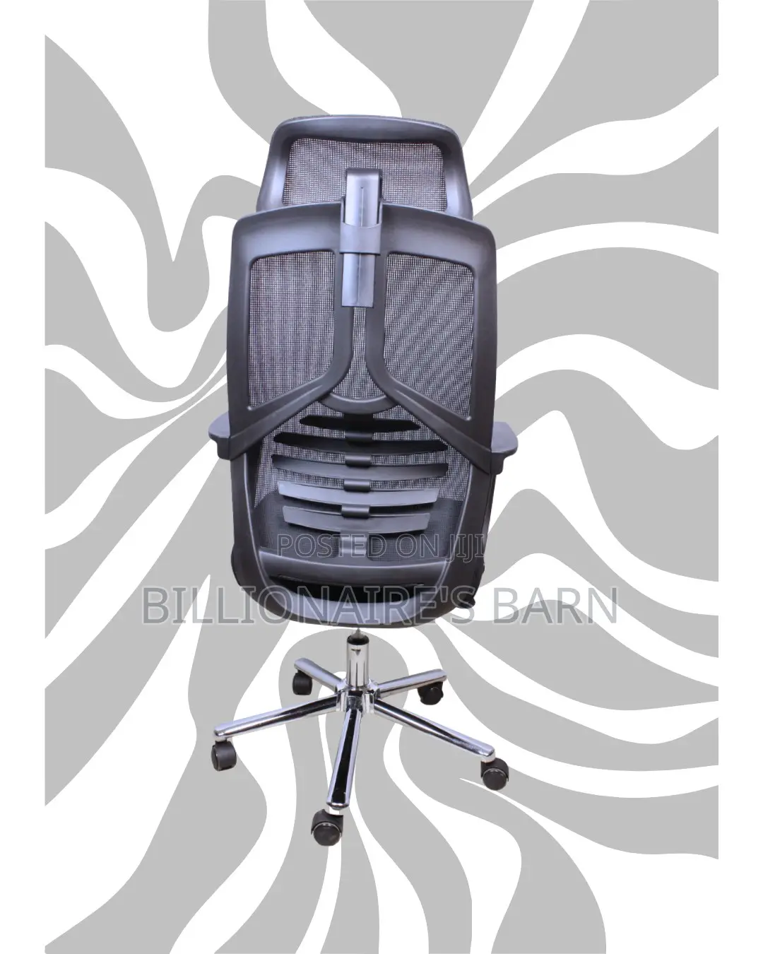 High Back Mesh Office Chair | Ergonomic Nylon Castors