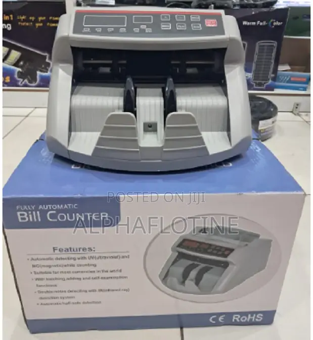 Money Counter With Counterfeit Detection