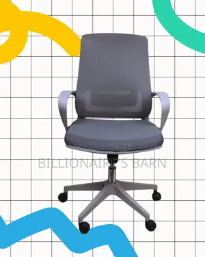 Grey Ergonomic Mesh Office Chair (Comfy) — Only a Few Left