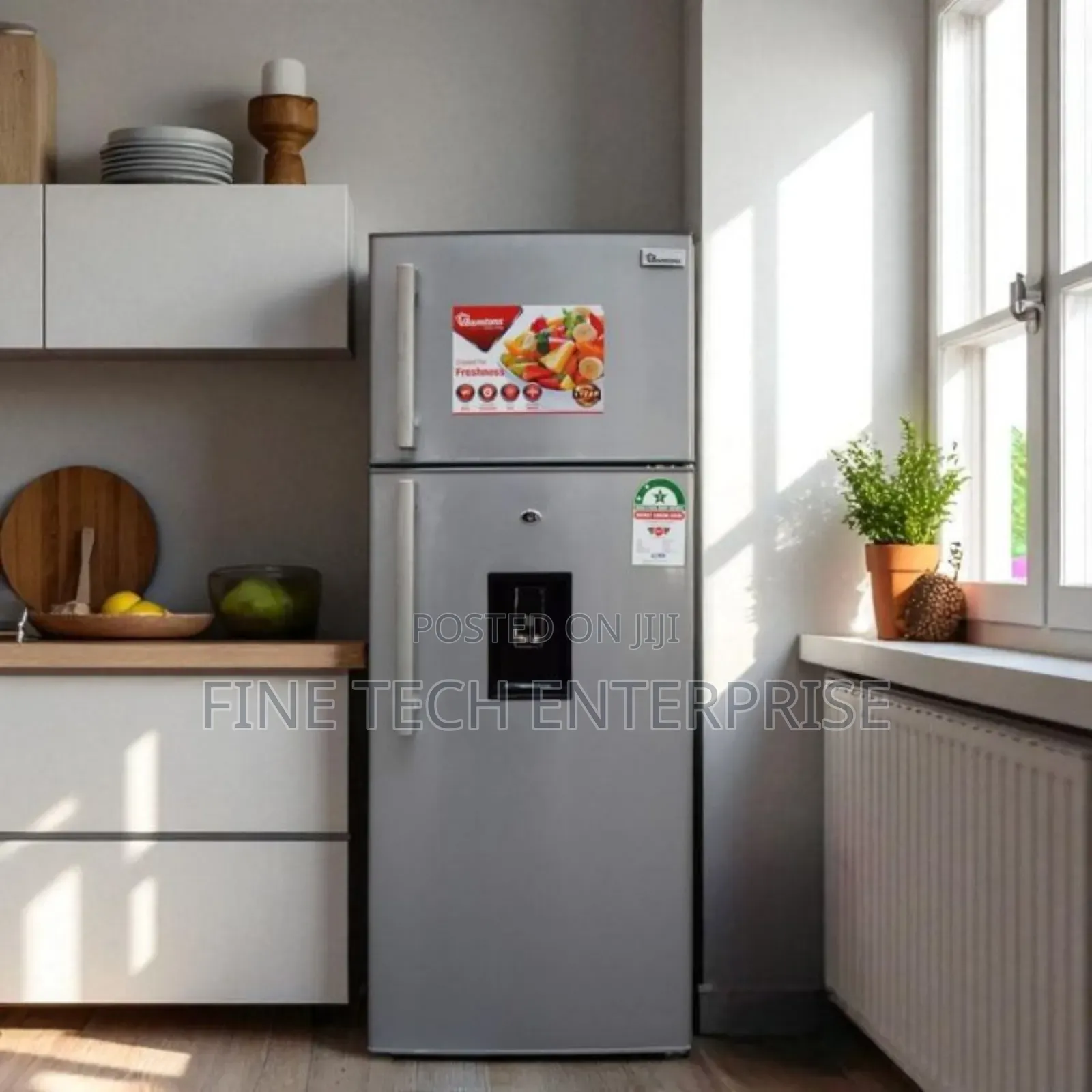 *Ramtons 213litres Fridge With Dispenser