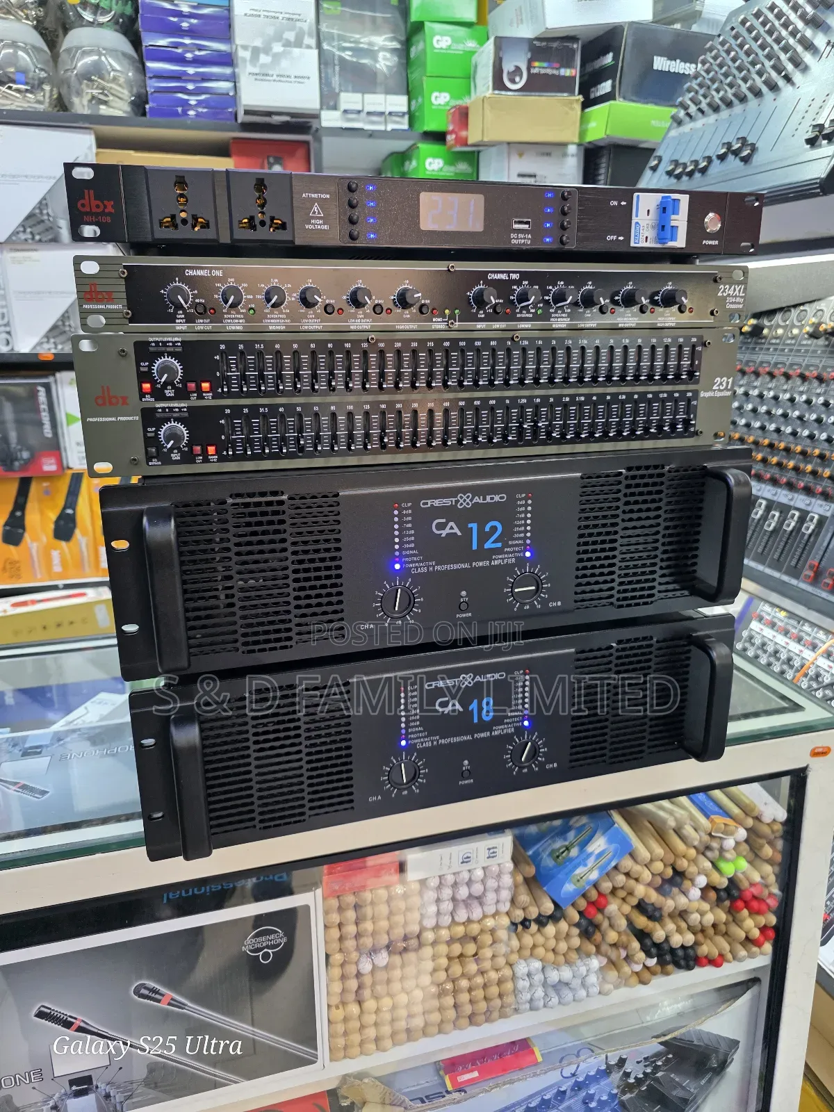 Crest Audio Amplifier Set
