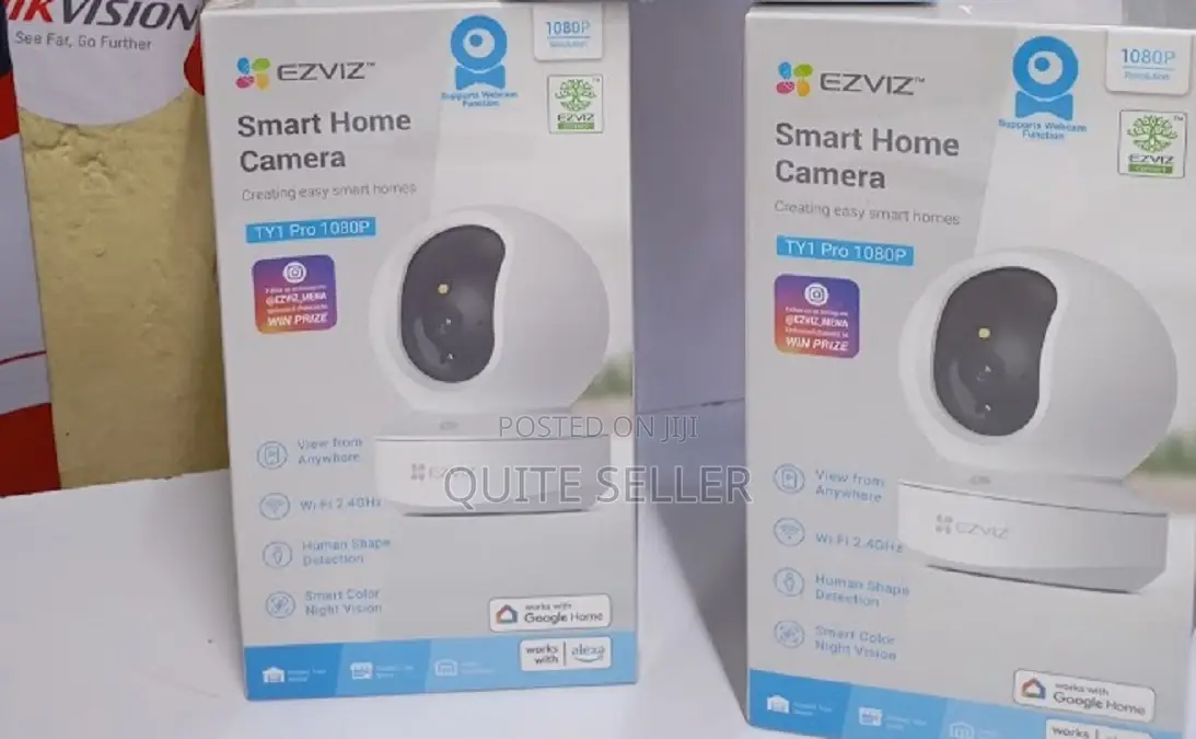 Ezviz Ty1 Smart Wi-Fi Pan Tilt 1080p Camera - Two-Way Communication
