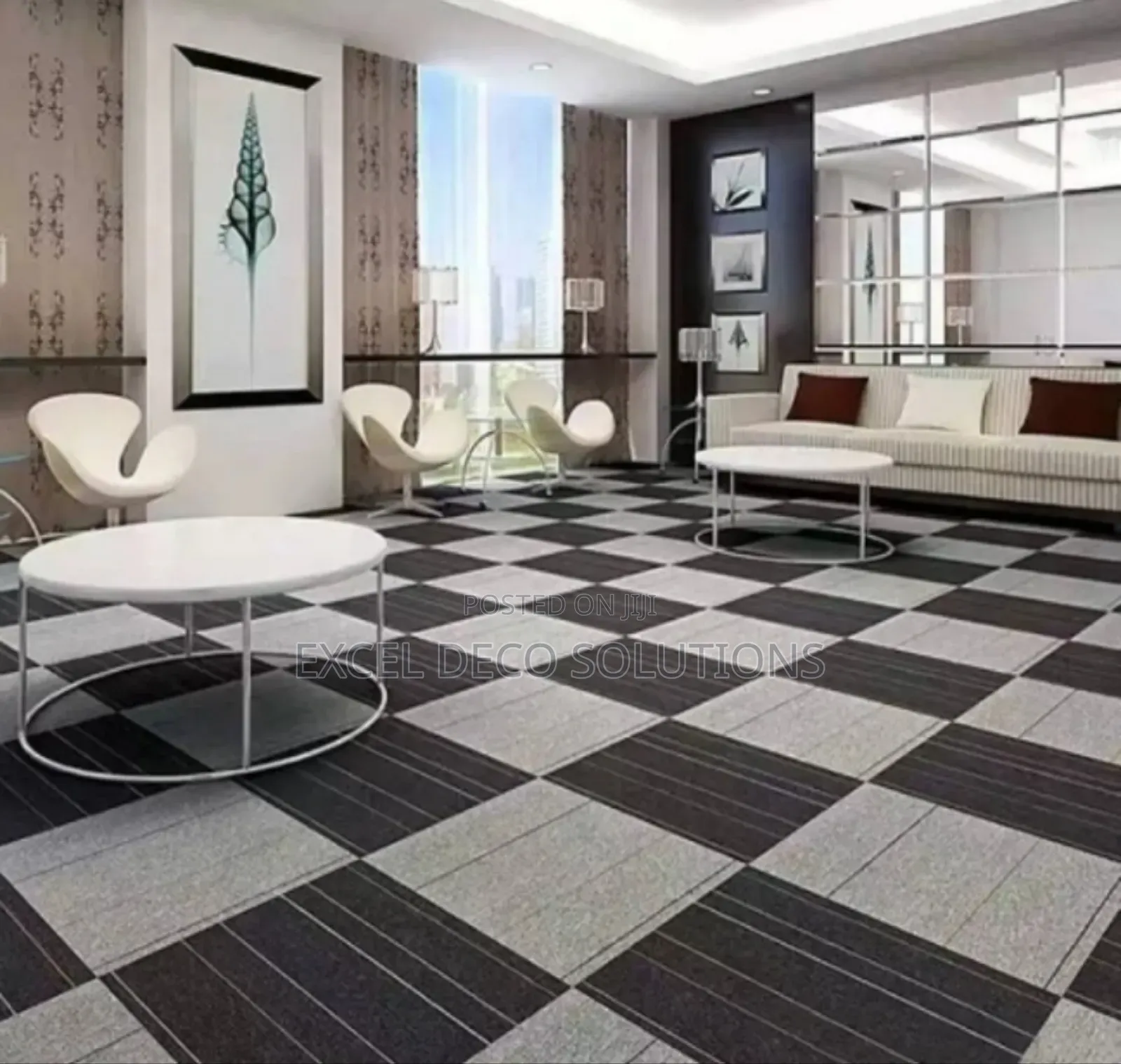 Noise-Reducing Carpet Tiles Perfect for Apartments Offices