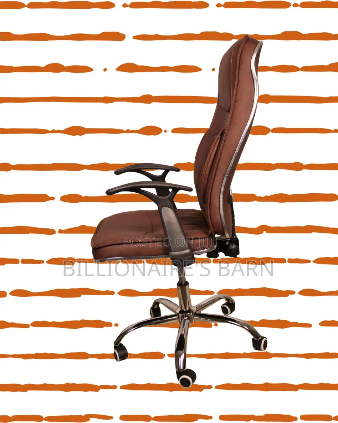Plush Ergonomic Executive Leather Chair | Lumbar Support