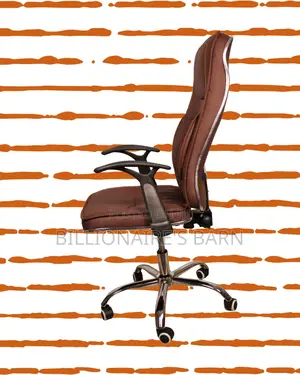 Plush Ergonomic Executive Leather Chair | Lumbar Support