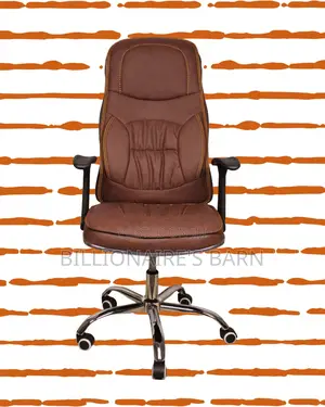 Plush Ergonomic Executive Leather Chair | Lumbar Support