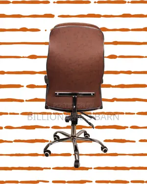 Plush Ergonomic Executive Leather Chair | Lumbar Support