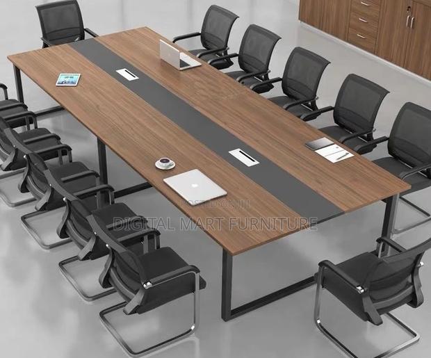 Office Table: Brown Boss Good Office Table - main view