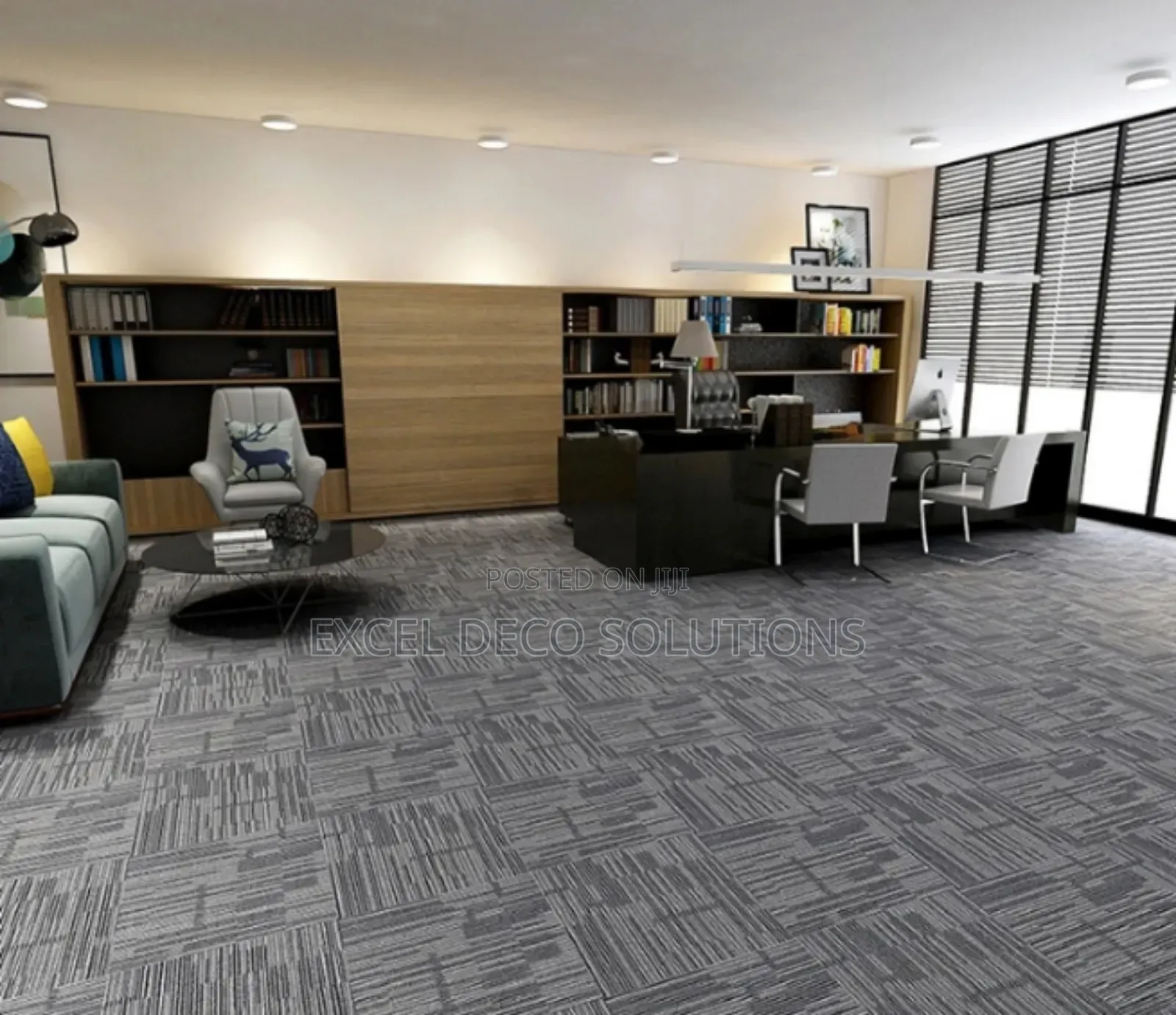 Customizable Carpet Tiles for Creative Flooring Layouts